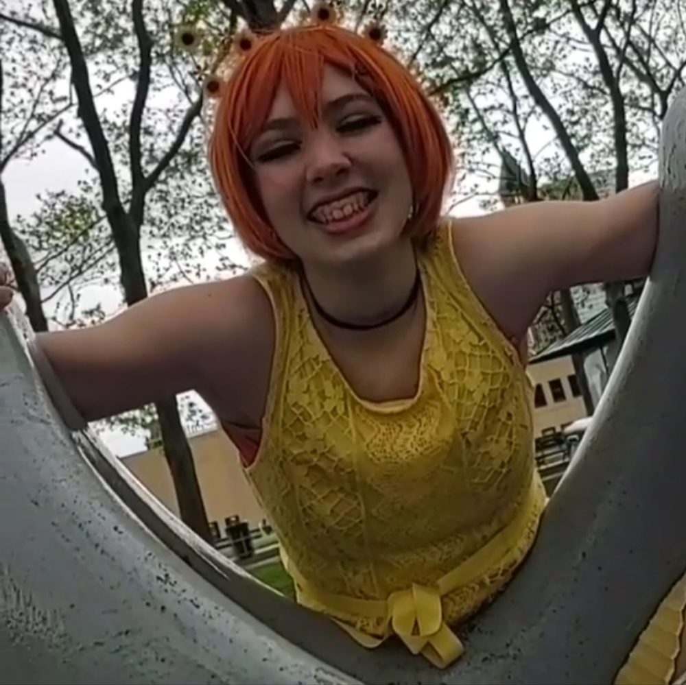 Yellow dress